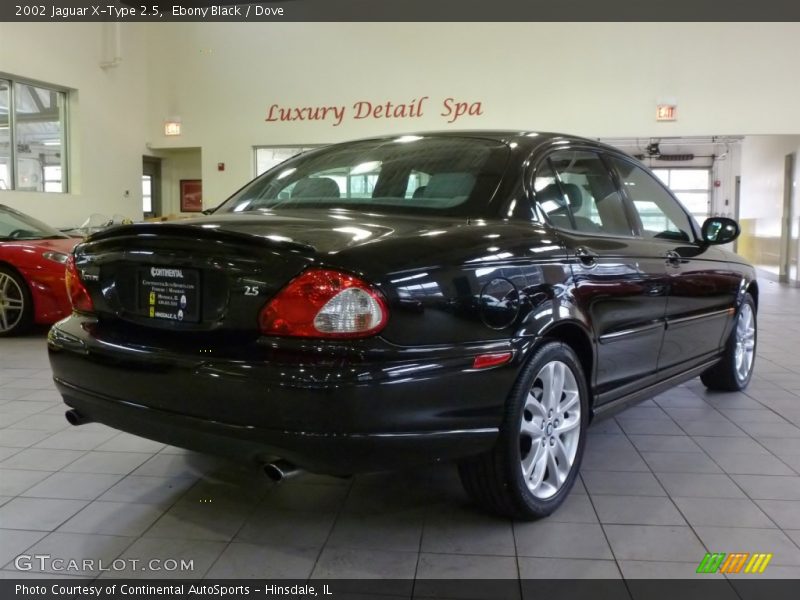 Ebony Black / Dove 2002 Jaguar X-Type 2.5