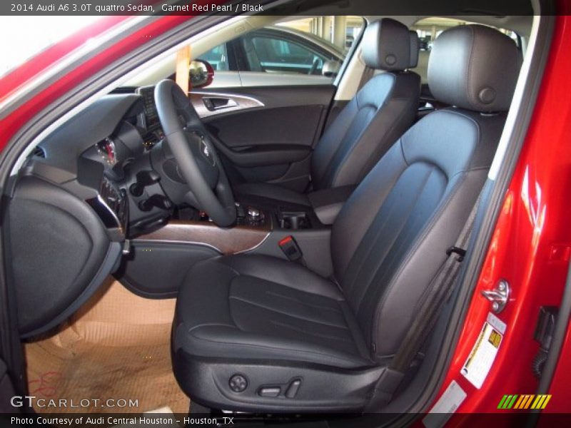 Garnet Red Pearl / Black 2014 Audi A6 3.0T quattro Sedan