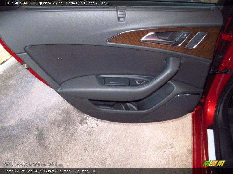 Garnet Red Pearl / Black 2014 Audi A6 3.0T quattro Sedan