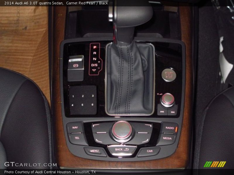 Garnet Red Pearl / Black 2014 Audi A6 3.0T quattro Sedan