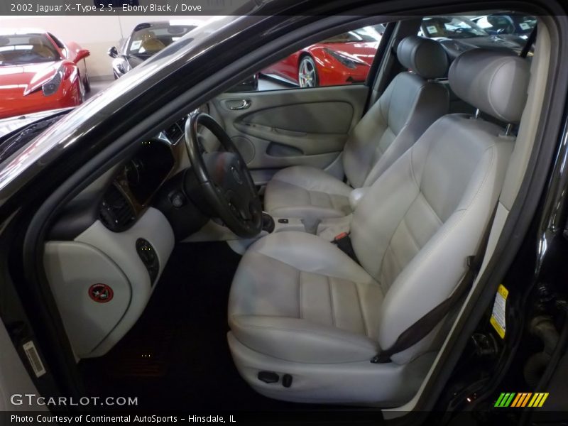 Ebony Black / Dove 2002 Jaguar X-Type 2.5