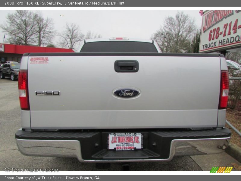 Silver Metallic / Medium/Dark Flint 2008 Ford F150 XLT SuperCrew
