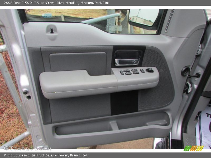 Silver Metallic / Medium/Dark Flint 2008 Ford F150 XLT SuperCrew