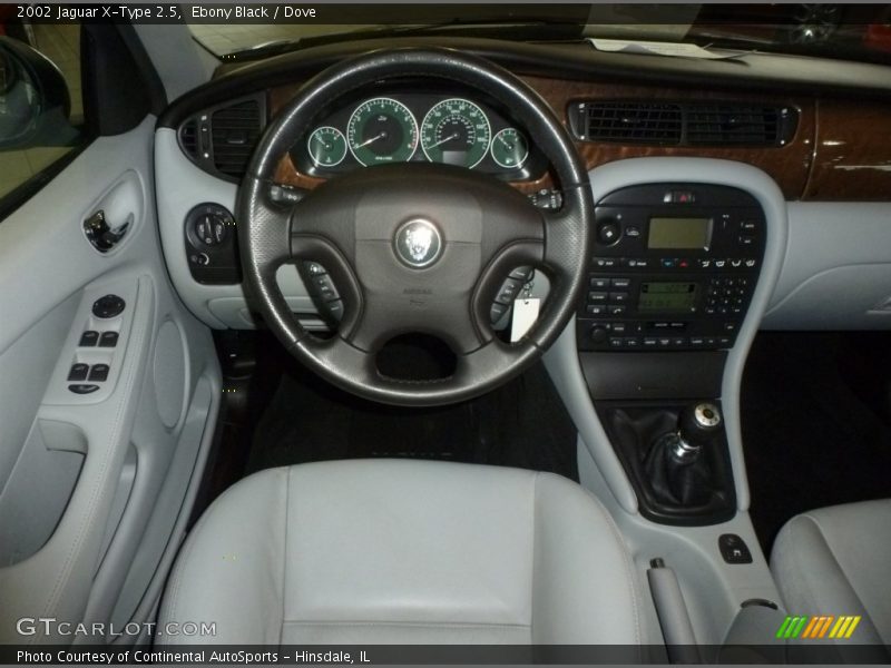 Dashboard of 2002 X-Type 2.5