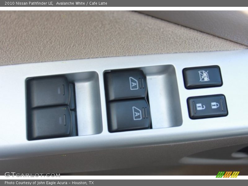 Avalanche White / Cafe Latte 2010 Nissan Pathfinder LE