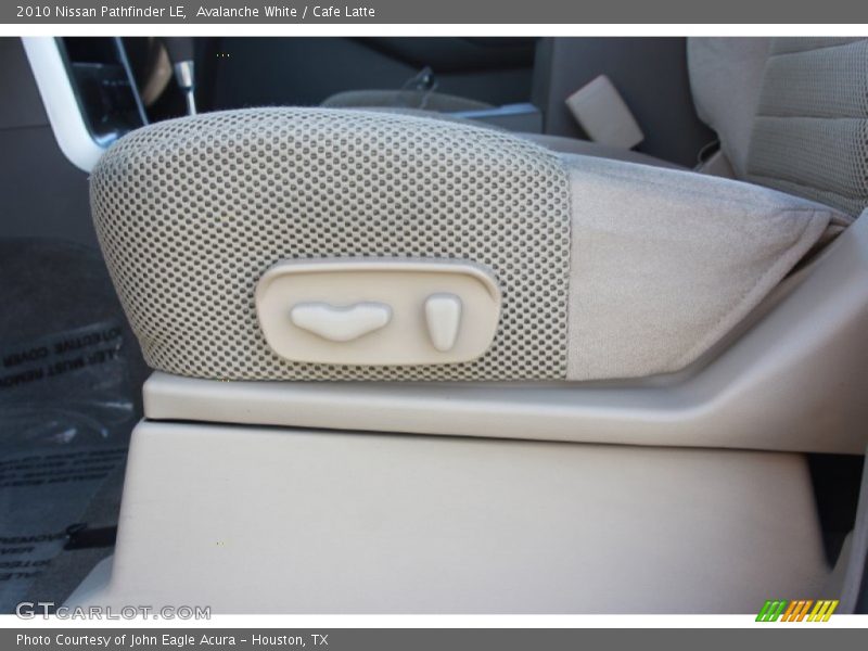Avalanche White / Cafe Latte 2010 Nissan Pathfinder LE