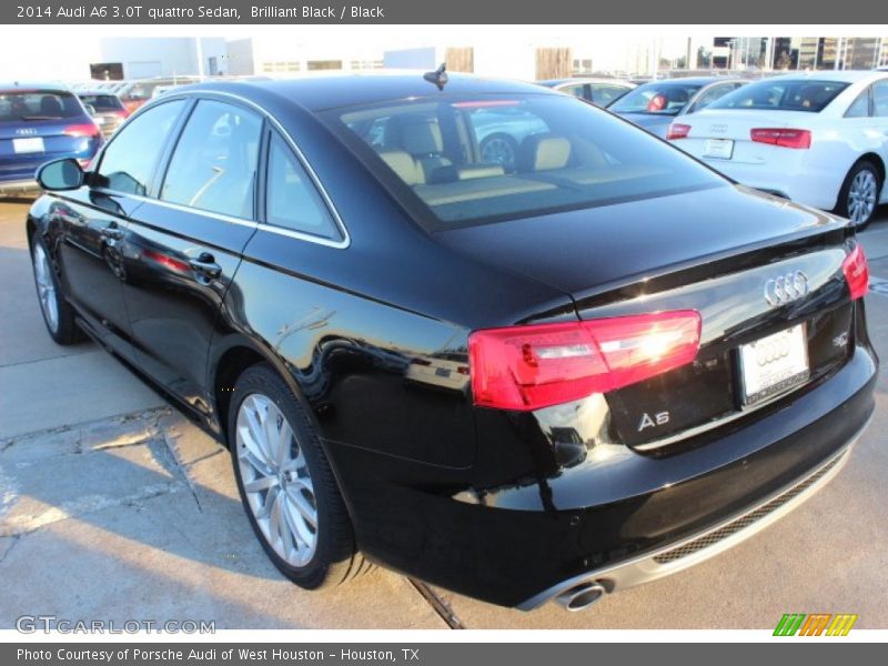 Brilliant Black / Black 2014 Audi A6 3.0T quattro Sedan