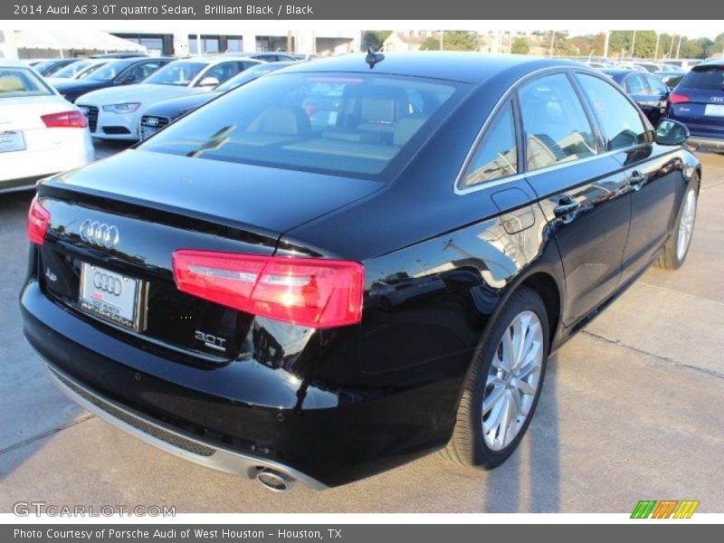Brilliant Black / Black 2014 Audi A6 3.0T quattro Sedan