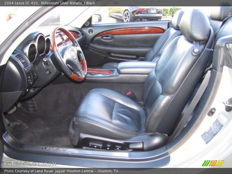 Millennium Silver Metallic / Black 2004 Lexus SC 430