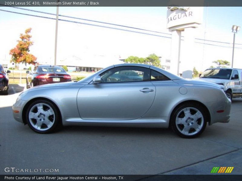 Millennium Silver Metallic / Black 2004 Lexus SC 430
