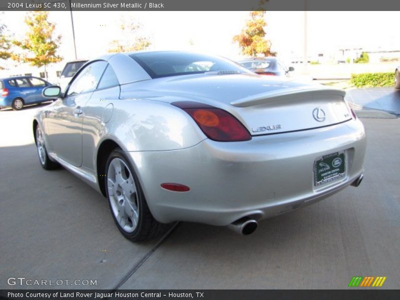 Millennium Silver Metallic / Black 2004 Lexus SC 430