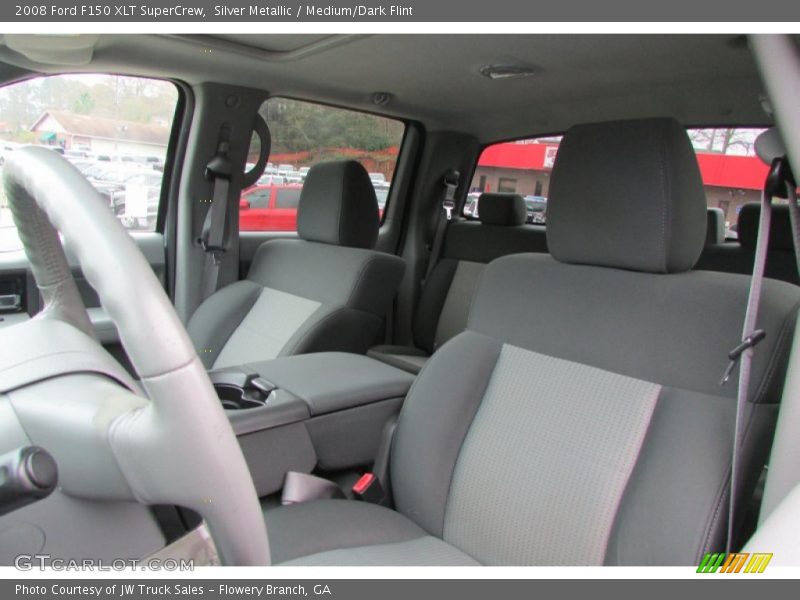 Silver Metallic / Medium/Dark Flint 2008 Ford F150 XLT SuperCrew
