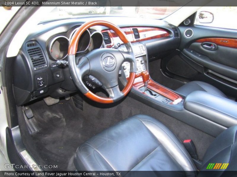 Millennium Silver Metallic / Black 2004 Lexus SC 430