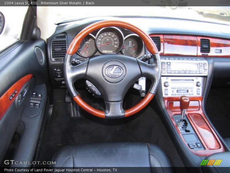 Millennium Silver Metallic / Black 2004 Lexus SC 430