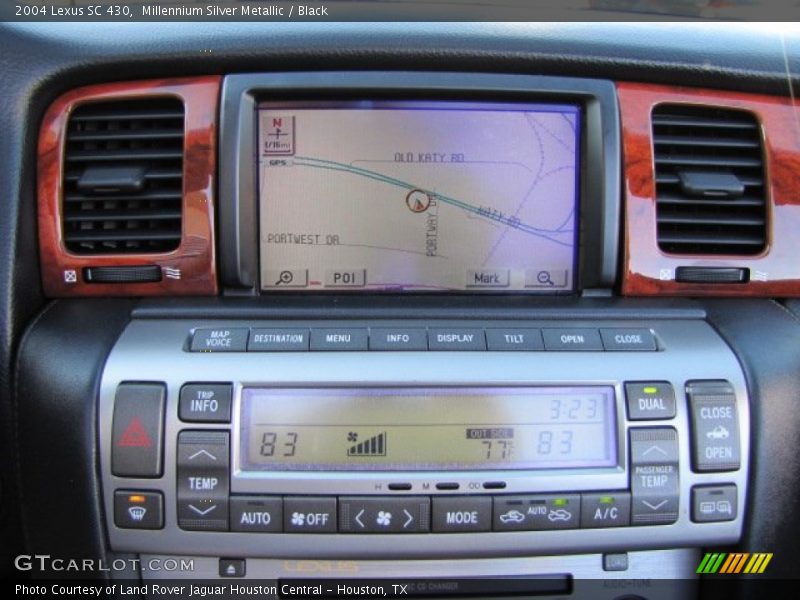 Millennium Silver Metallic / Black 2004 Lexus SC 430