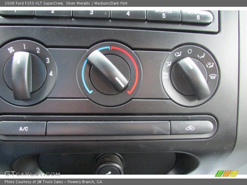 Silver Metallic / Medium/Dark Flint 2008 Ford F150 XLT SuperCrew