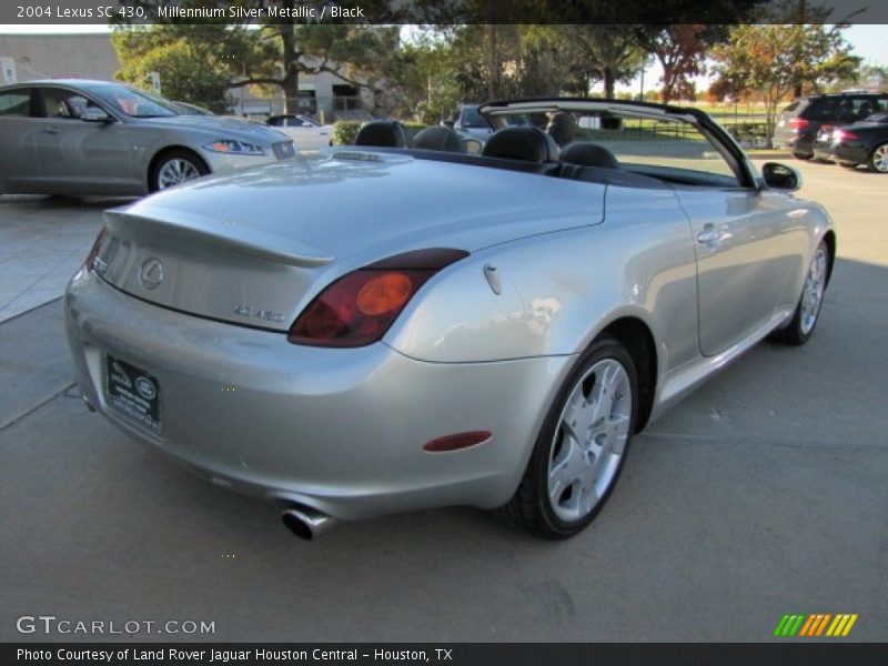 Millennium Silver Metallic / Black 2004 Lexus SC 430