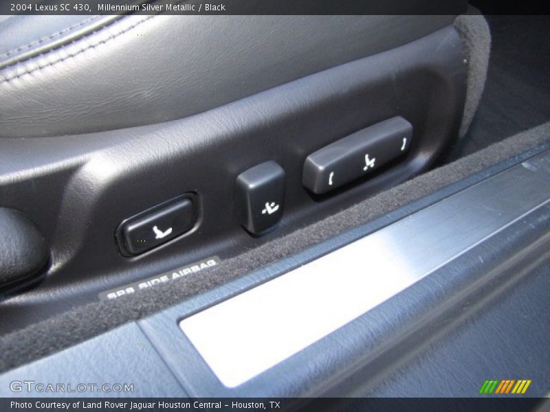 Millennium Silver Metallic / Black 2004 Lexus SC 430