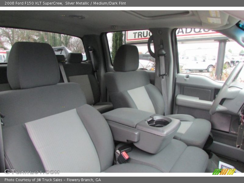 Silver Metallic / Medium/Dark Flint 2008 Ford F150 XLT SuperCrew
