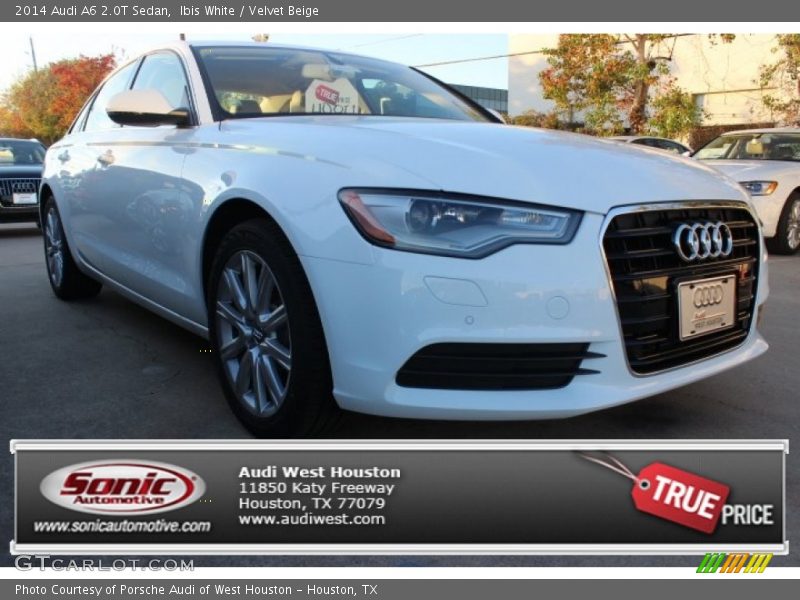 Ibis White / Velvet Beige 2014 Audi A6 2.0T Sedan