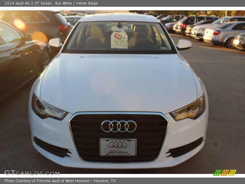 Ibis White / Velvet Beige 2014 Audi A6 2.0T Sedan