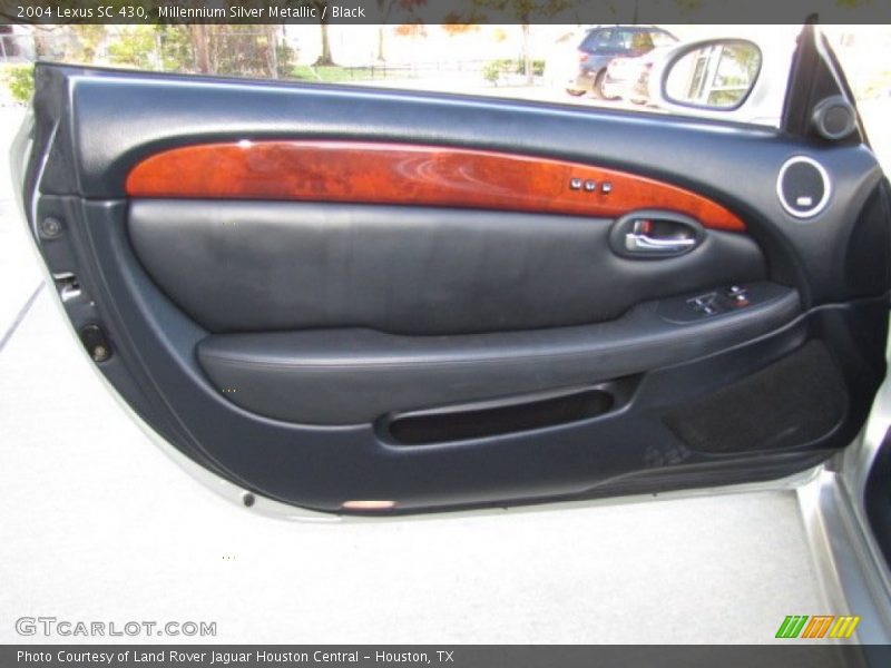 Millennium Silver Metallic / Black 2004 Lexus SC 430