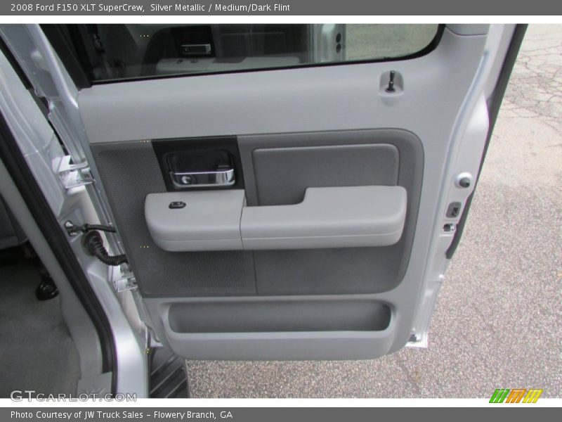 Silver Metallic / Medium/Dark Flint 2008 Ford F150 XLT SuperCrew