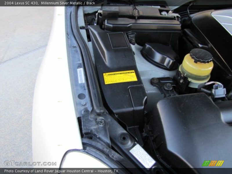 Millennium Silver Metallic / Black 2004 Lexus SC 430