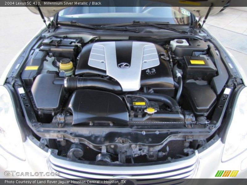 Millennium Silver Metallic / Black 2004 Lexus SC 430