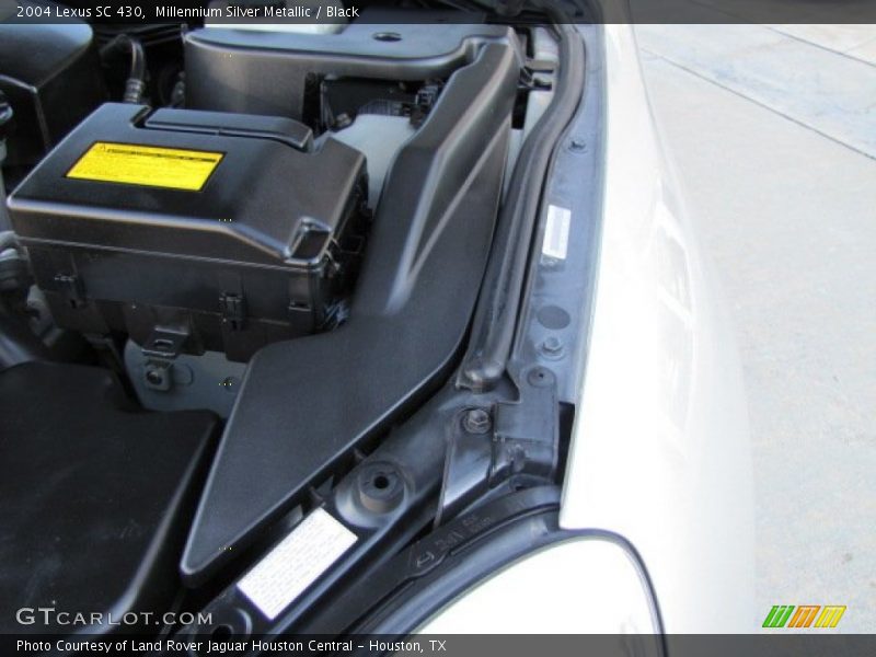 Millennium Silver Metallic / Black 2004 Lexus SC 430