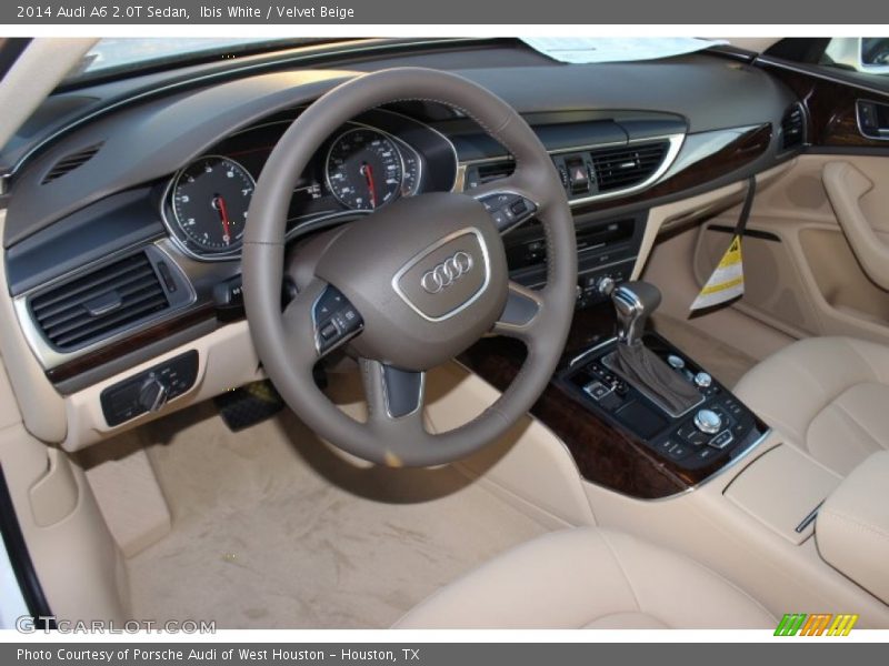  2014 A6 2.0T Sedan Velvet Beige Interior