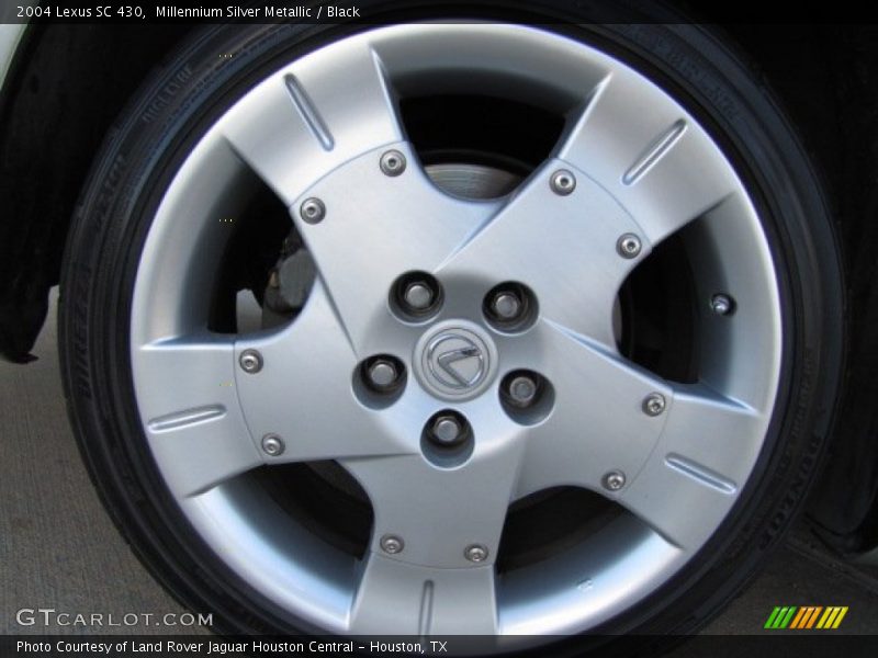 Millennium Silver Metallic / Black 2004 Lexus SC 430