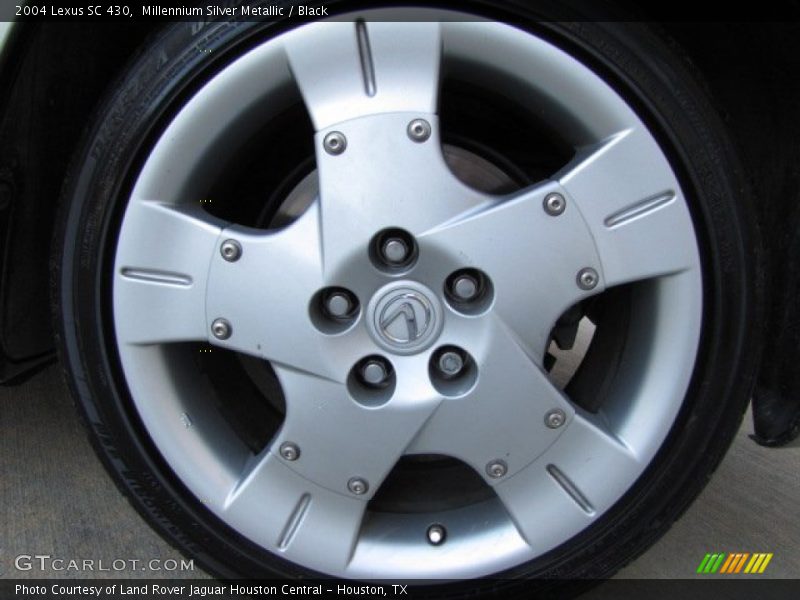 Millennium Silver Metallic / Black 2004 Lexus SC 430
