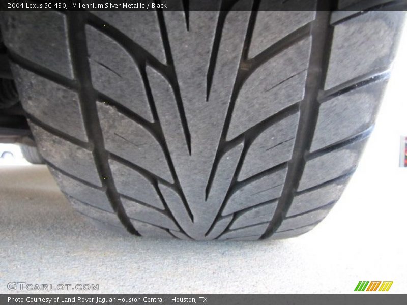 Millennium Silver Metallic / Black 2004 Lexus SC 430