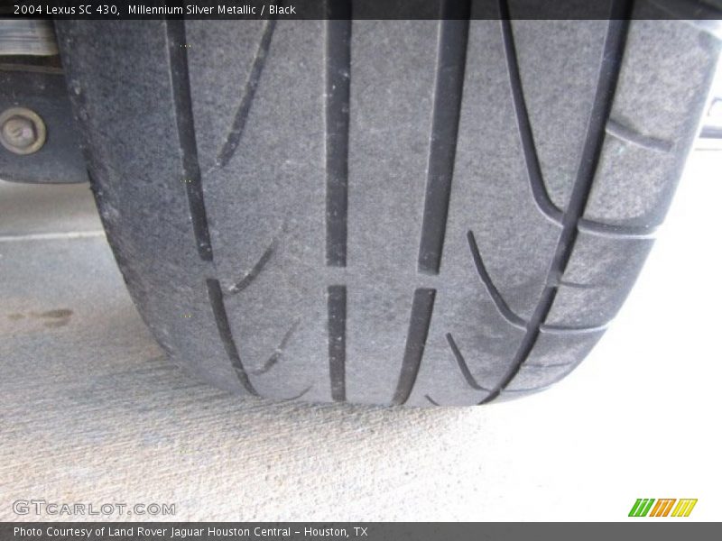 Millennium Silver Metallic / Black 2004 Lexus SC 430