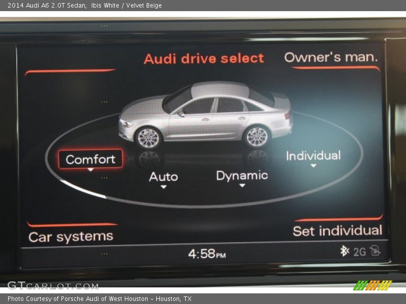 Ibis White / Velvet Beige 2014 Audi A6 2.0T Sedan