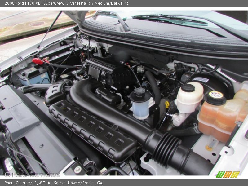 Silver Metallic / Medium/Dark Flint 2008 Ford F150 XLT SuperCrew