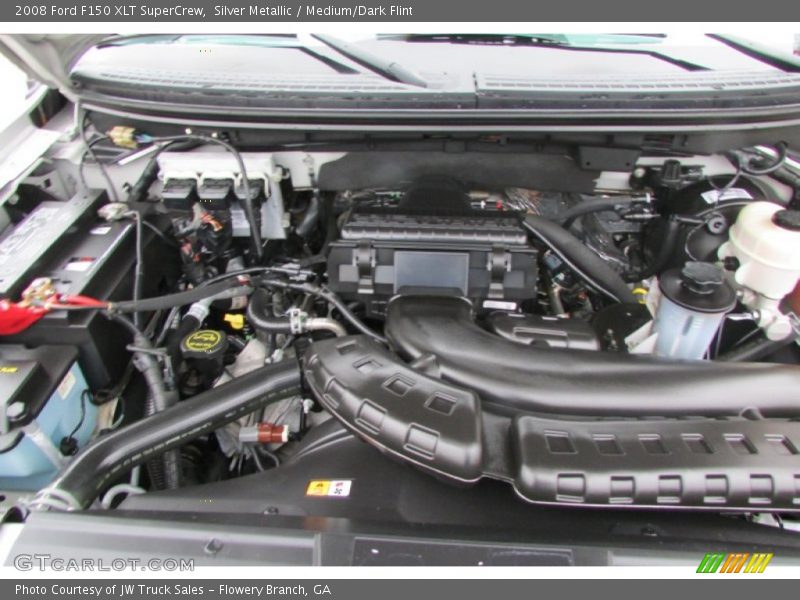 Silver Metallic / Medium/Dark Flint 2008 Ford F150 XLT SuperCrew