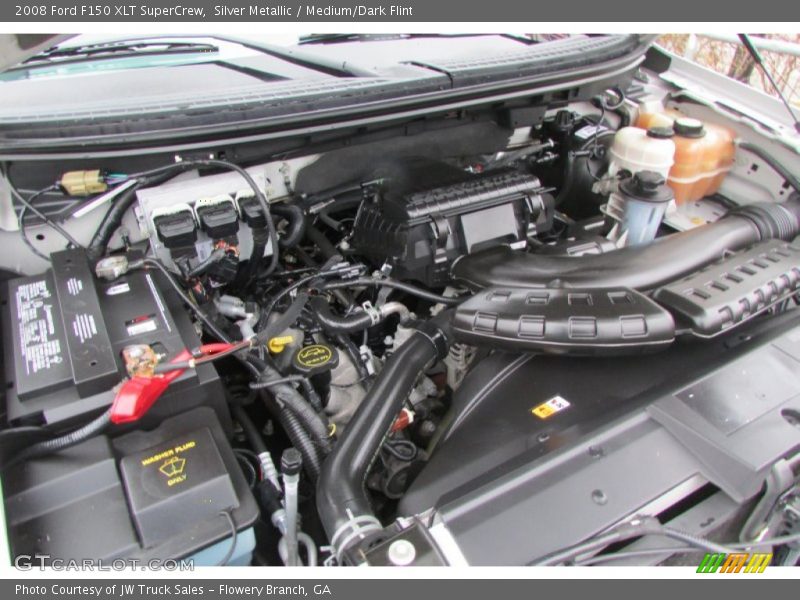 Silver Metallic / Medium/Dark Flint 2008 Ford F150 XLT SuperCrew