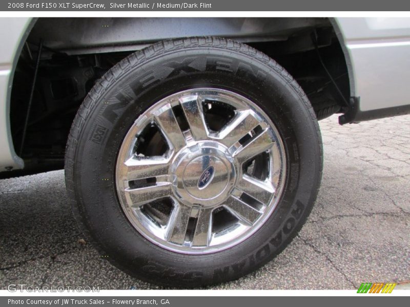 Silver Metallic / Medium/Dark Flint 2008 Ford F150 XLT SuperCrew