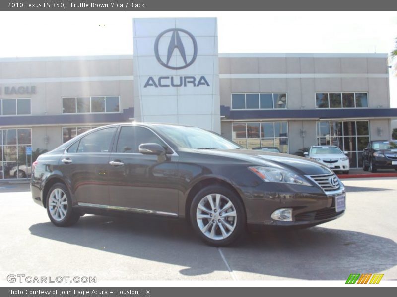 Truffle Brown Mica / Black 2010 Lexus ES 350
