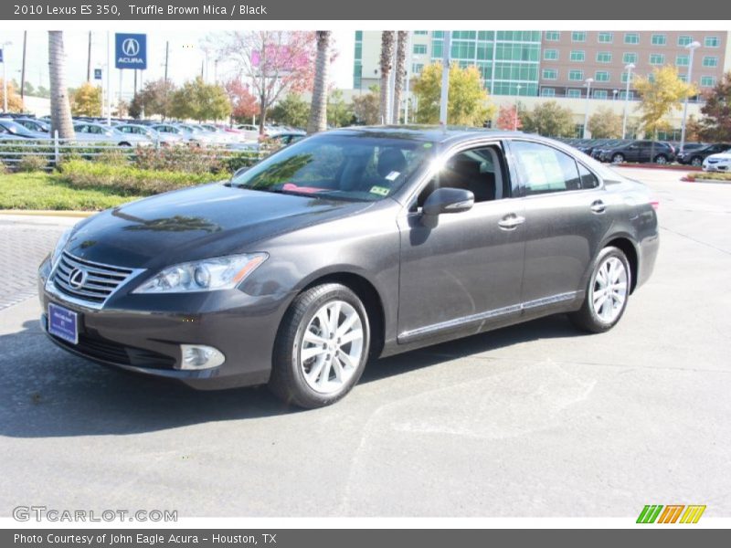 Truffle Brown Mica / Black 2010 Lexus ES 350