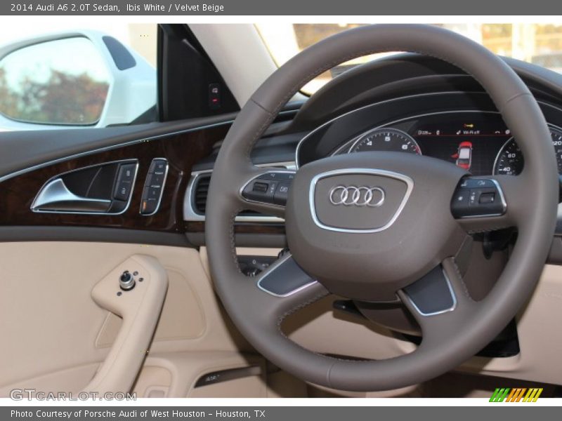 Ibis White / Velvet Beige 2014 Audi A6 2.0T Sedan