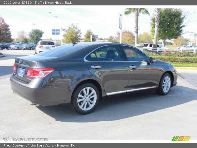 Truffle Brown Mica / Black 2010 Lexus ES 350