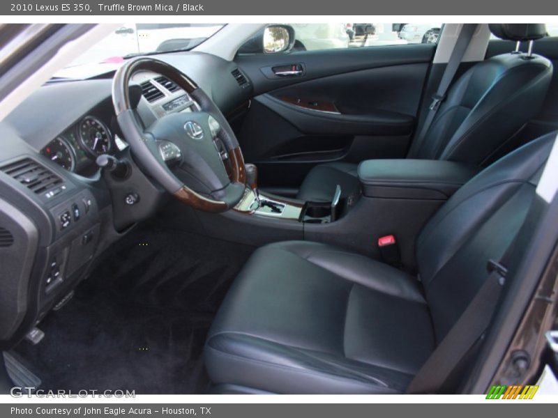 Truffle Brown Mica / Black 2010 Lexus ES 350