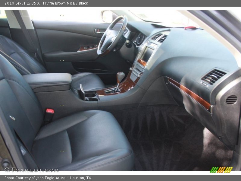 Truffle Brown Mica / Black 2010 Lexus ES 350