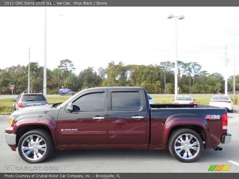 Onyx Black / Ebony 2012 GMC Sierra 1500 SLE Crew Cab
