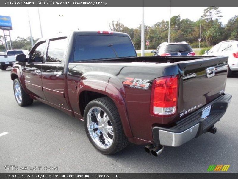 Onyx Black / Ebony 2012 GMC Sierra 1500 SLE Crew Cab