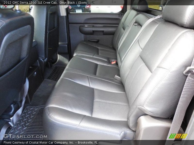 Onyx Black / Ebony 2012 GMC Sierra 1500 SLE Crew Cab