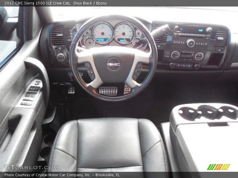 Onyx Black / Ebony 2012 GMC Sierra 1500 SLE Crew Cab